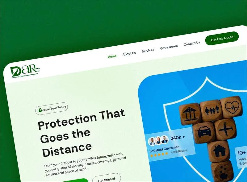 DAR Insurance website project