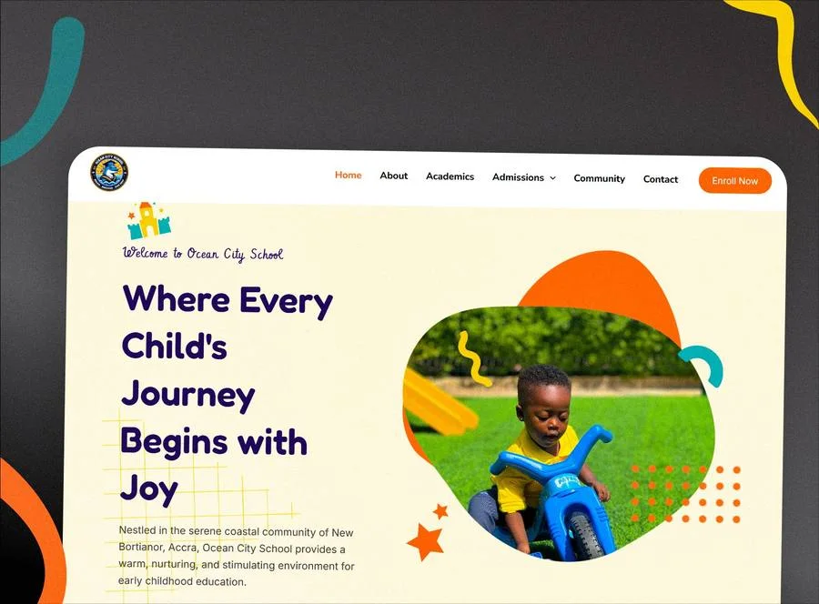 Ocean City School website project