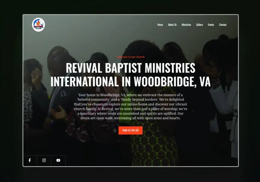 Revival Baptist Church website project